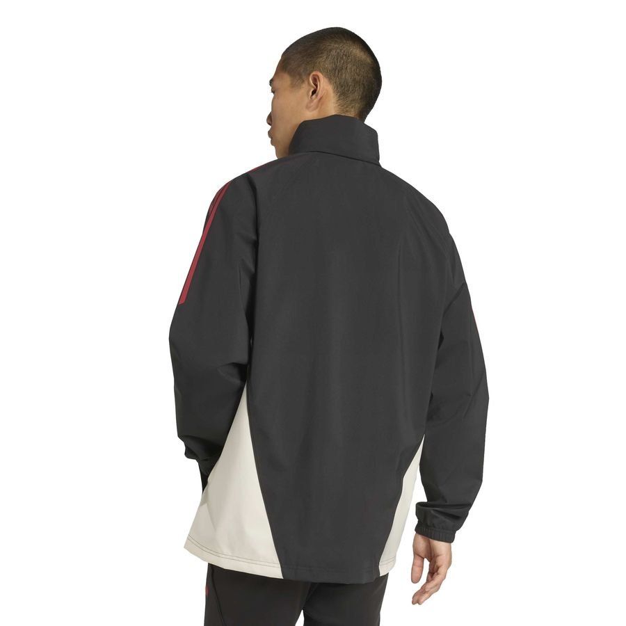 Liverpool Rain Jacket Tiro 25 - Black/Strawberry Red/Wonder White - Men's-SoccerKits Hub | Buy Soccer Jerseys Online